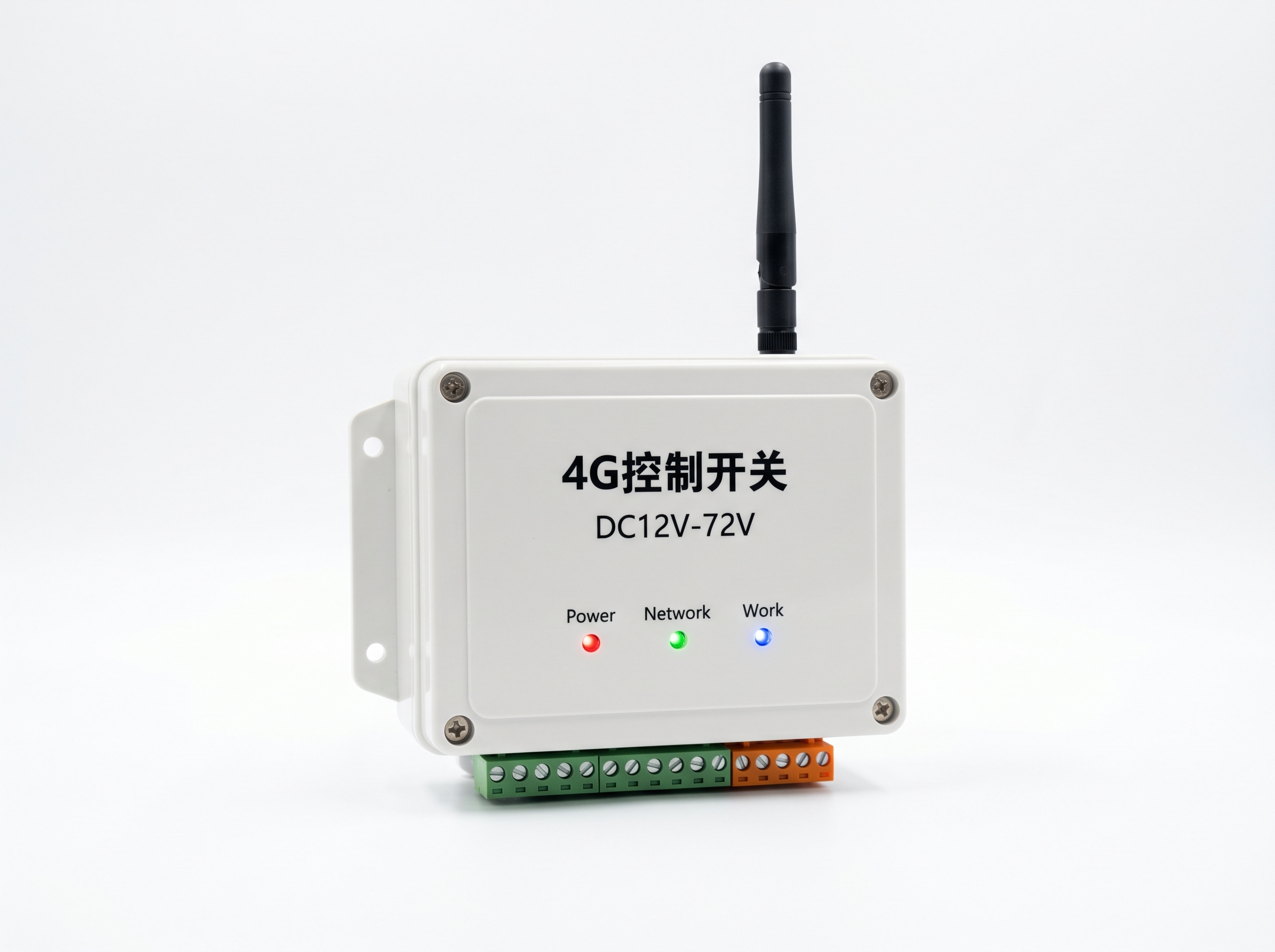 4G远程控制开关 DC12V-72V 直流电瓶水泵电磁阀远距离控制
